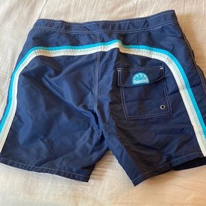 Sundek size 32 navy board shorts